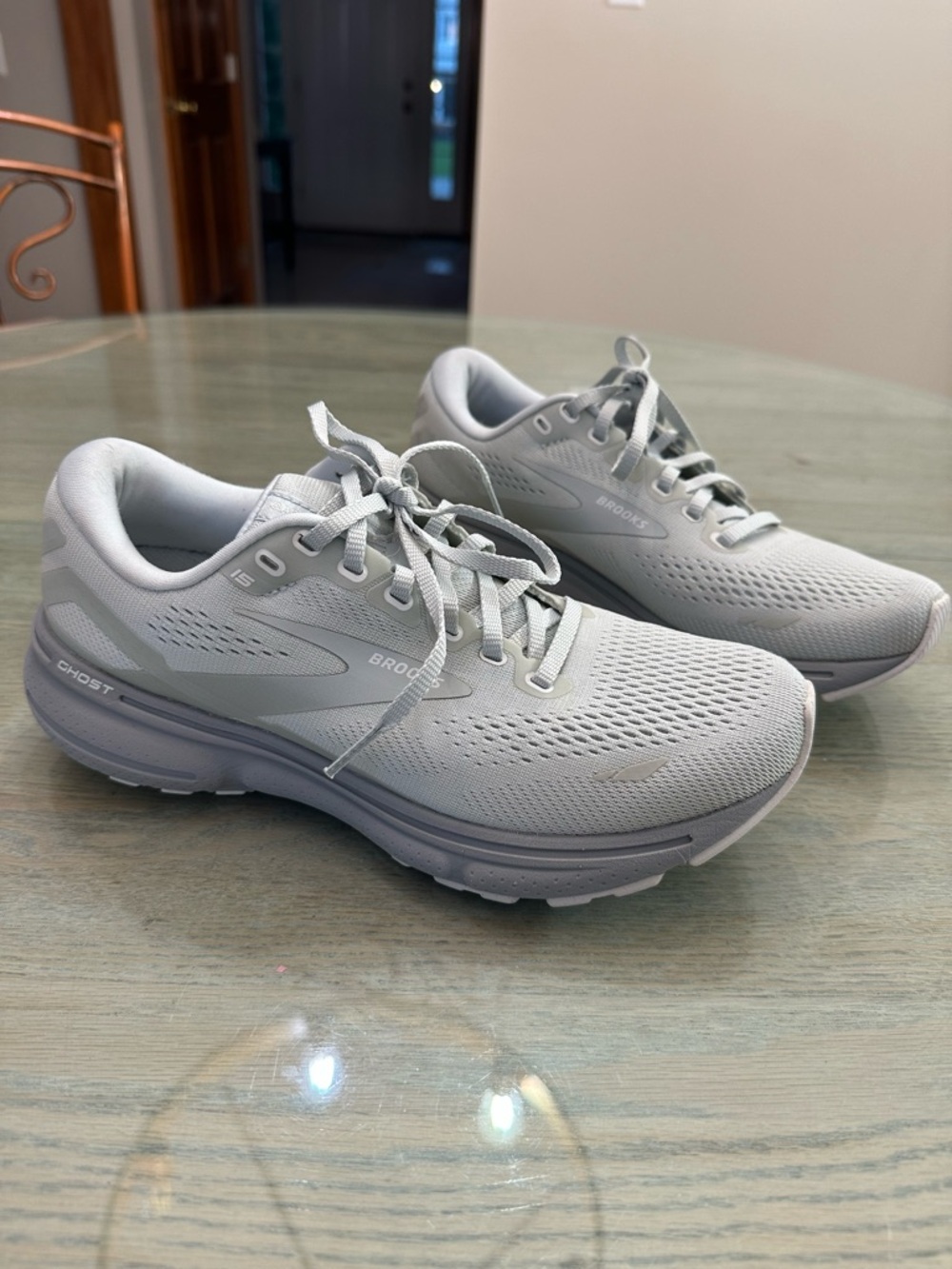 Brooks Women's Ghost Running Shoes - Light Gray